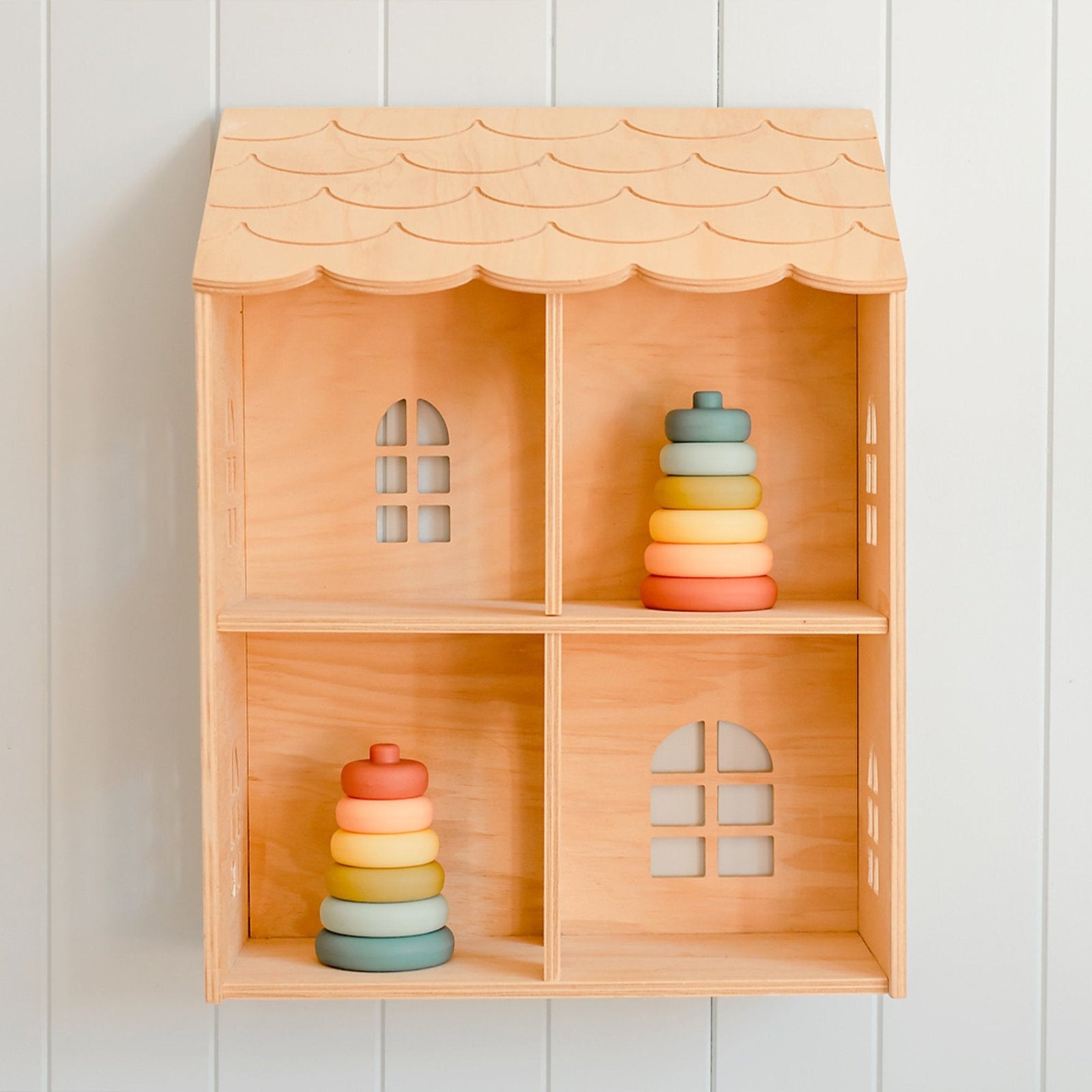 Silicone Stacker Tower Cherry