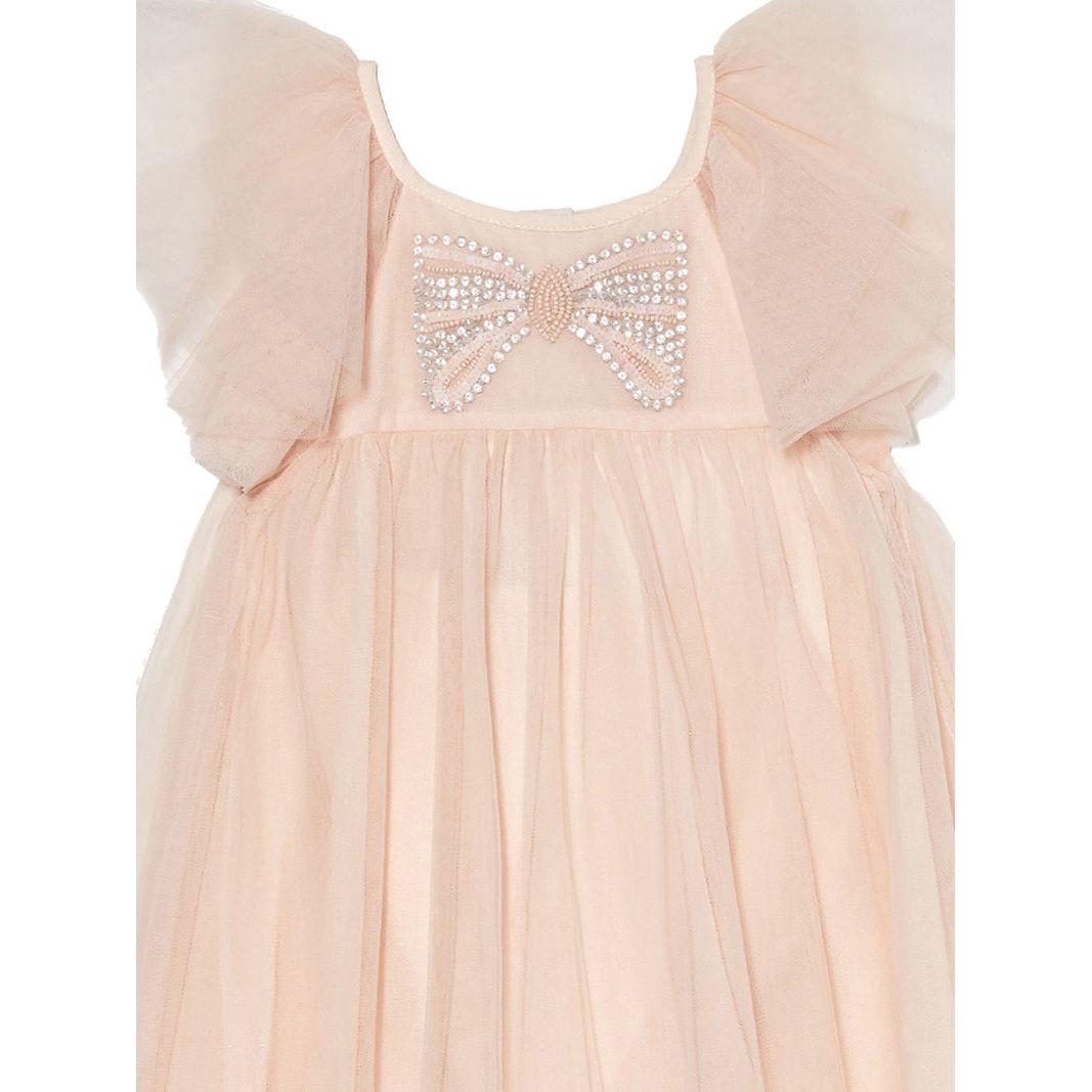 Bebe - Bowette Tulle Dress - Vanilla