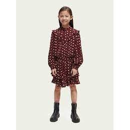 Printed Layered Mini Skirt