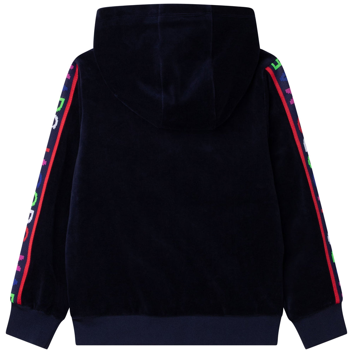 Velour Jogging Cardigan - Navy