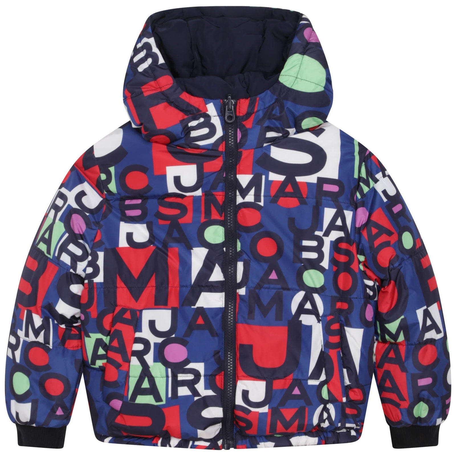 Reversible Puffer Jacket - Red/Blue
