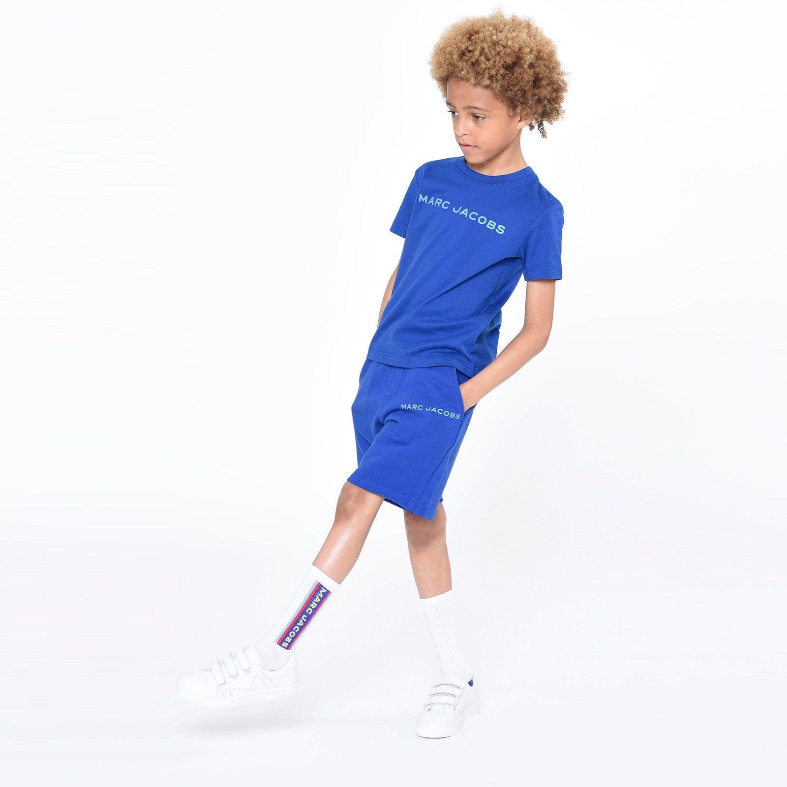 Fleece Bermuda Jogging Shorts - Electric Blue