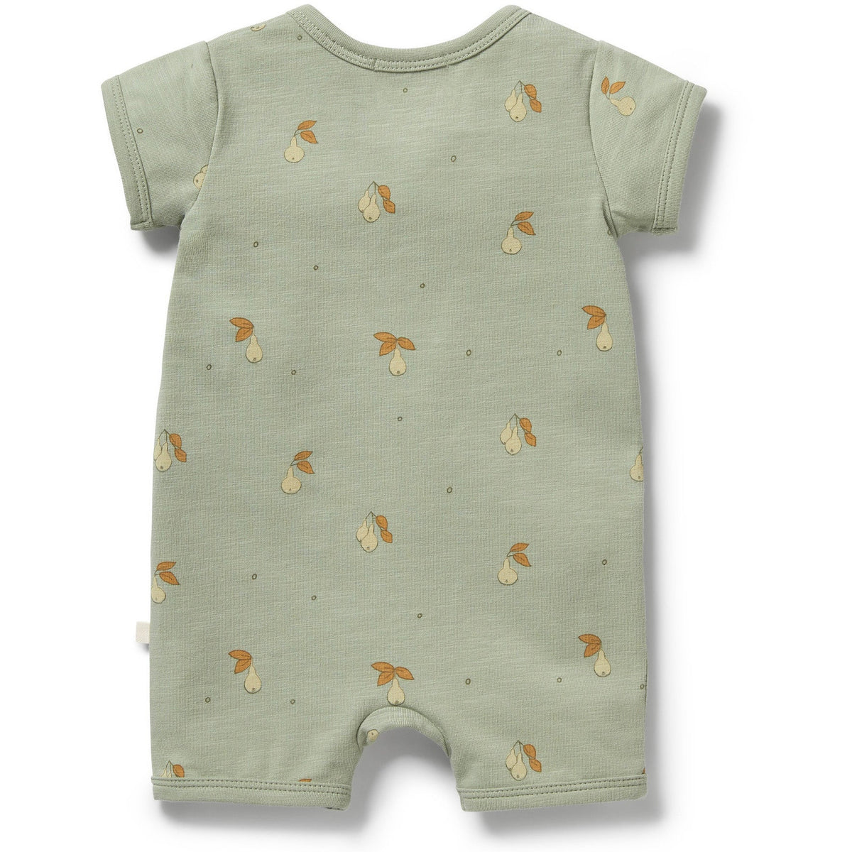 Organic Boyleg Zipsuit- Perfect Pears