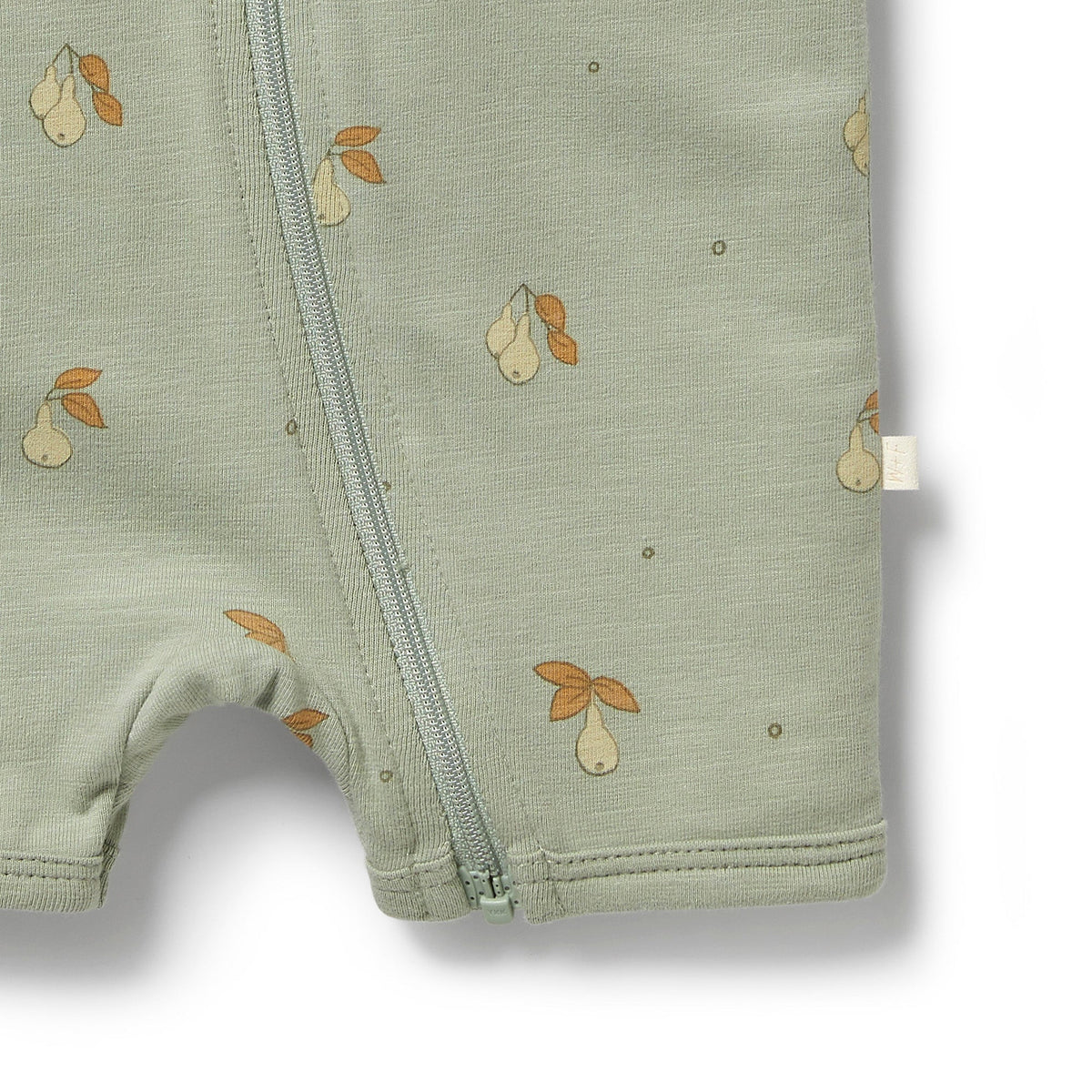 Organic Boyleg Zipsuit- Perfect Pears
