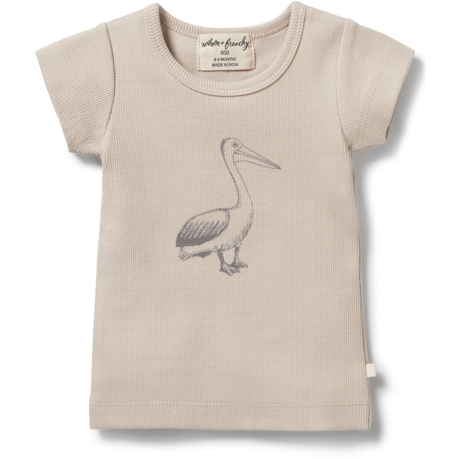 Organic Rib Tee- Little Pelican