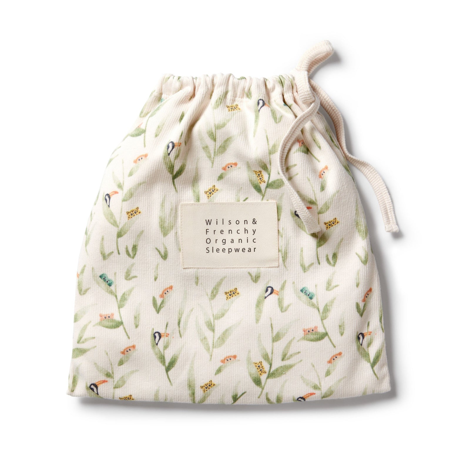 Organic Rib Short Sleeve Pyjamas- Peek-a-Boo