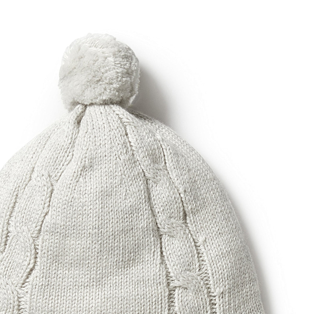 Cable Bonnet Grey Melange