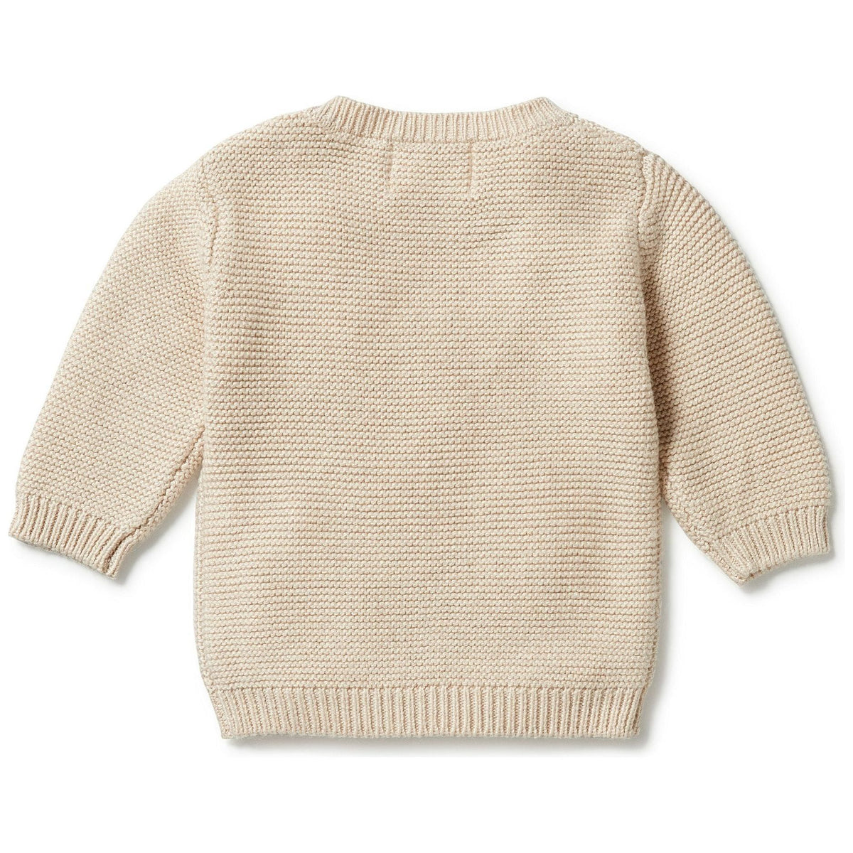 Oatmeal Melange - Knitted Cable Jumper