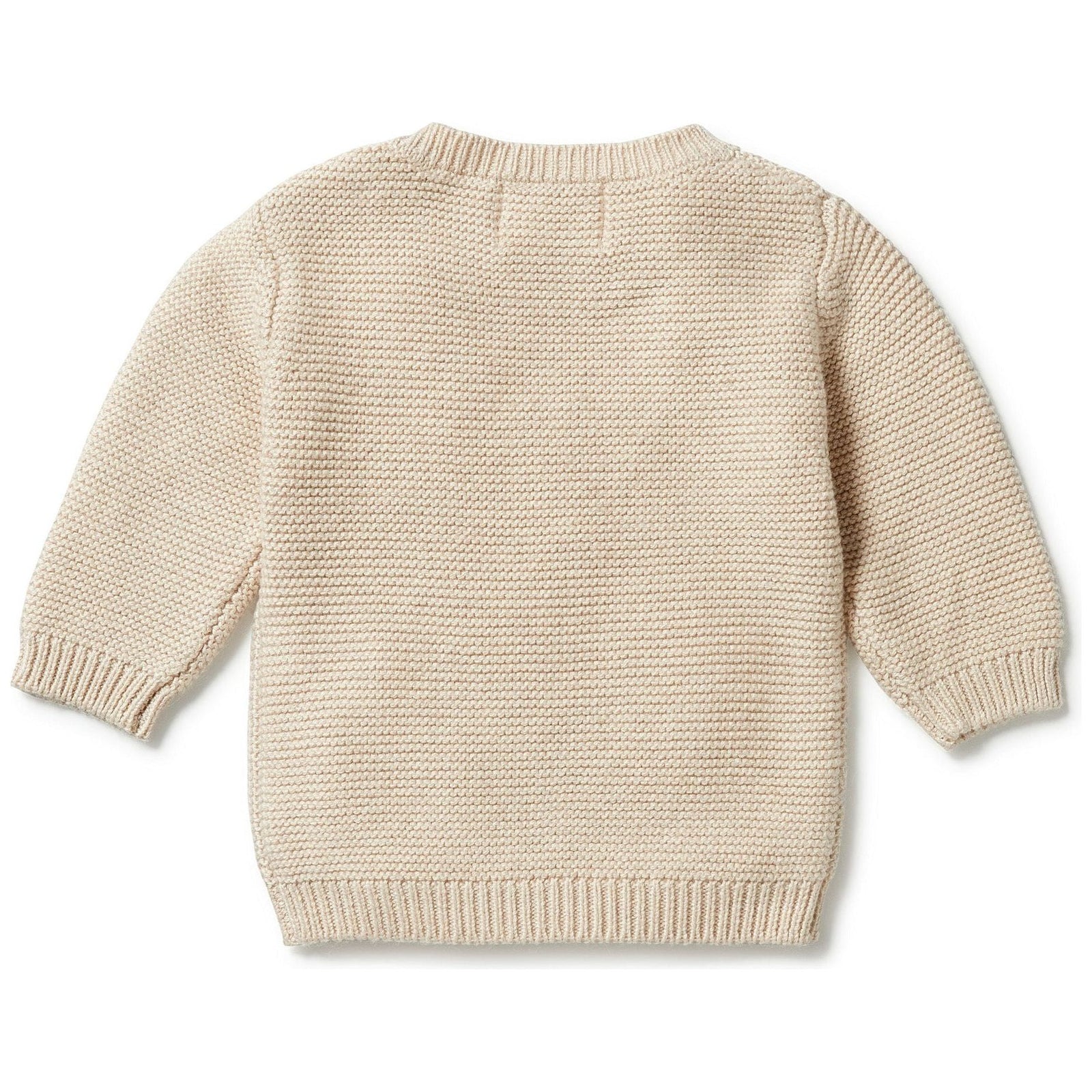 Oatmeal Melange - Knitted Cable Jumper