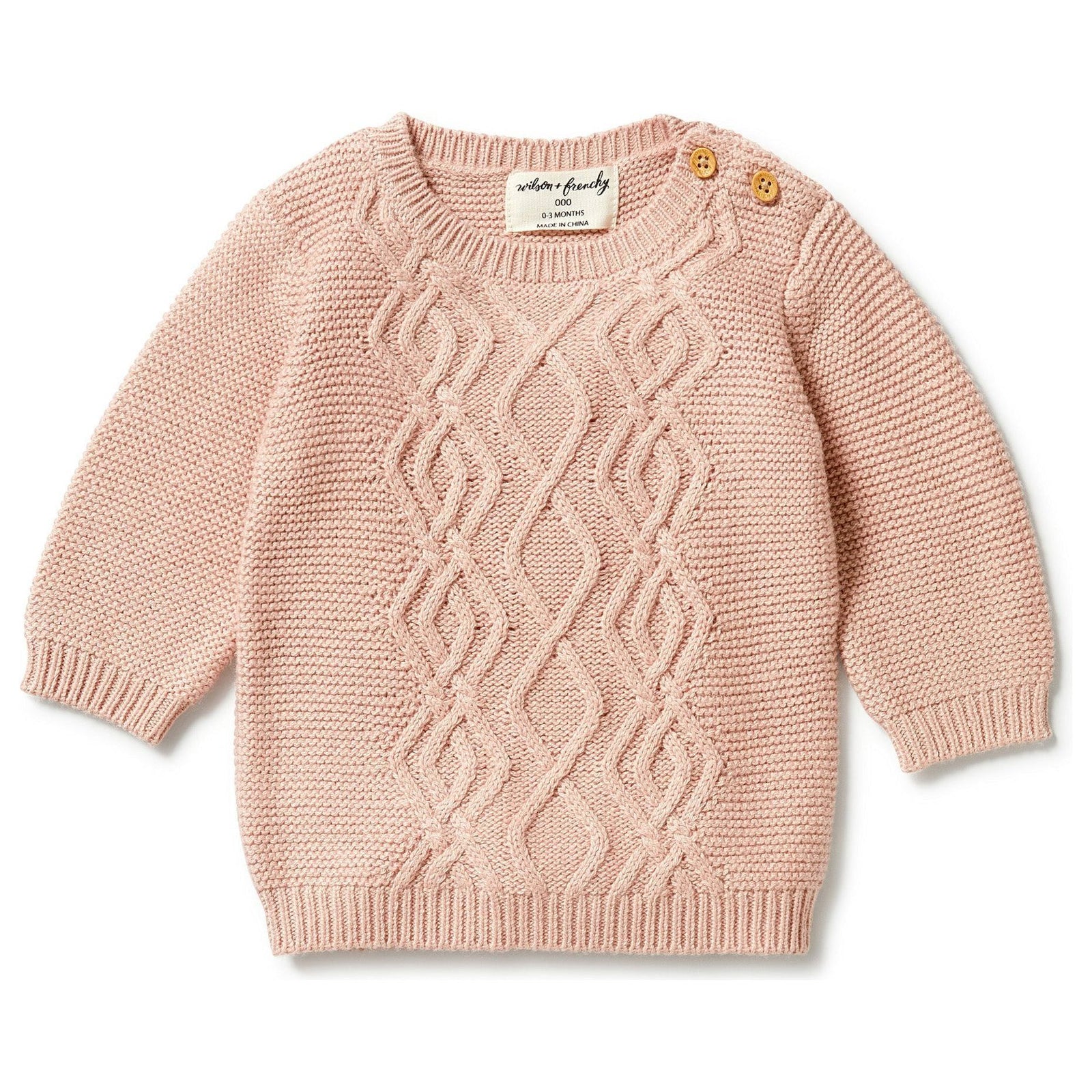 Rose - Knitted Cable Jumper