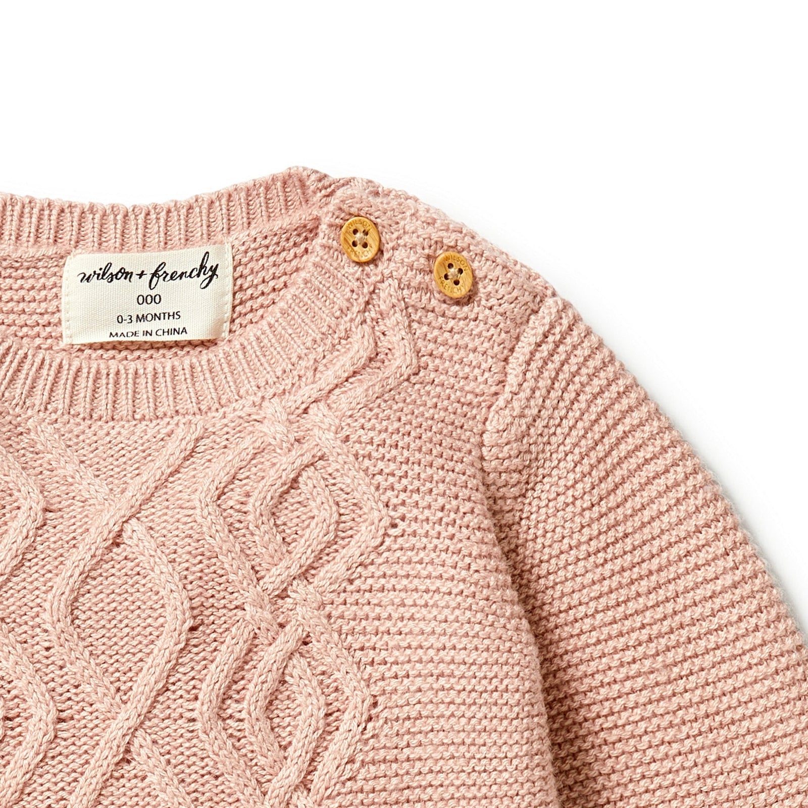 Rose - Knitted Cable Jumper