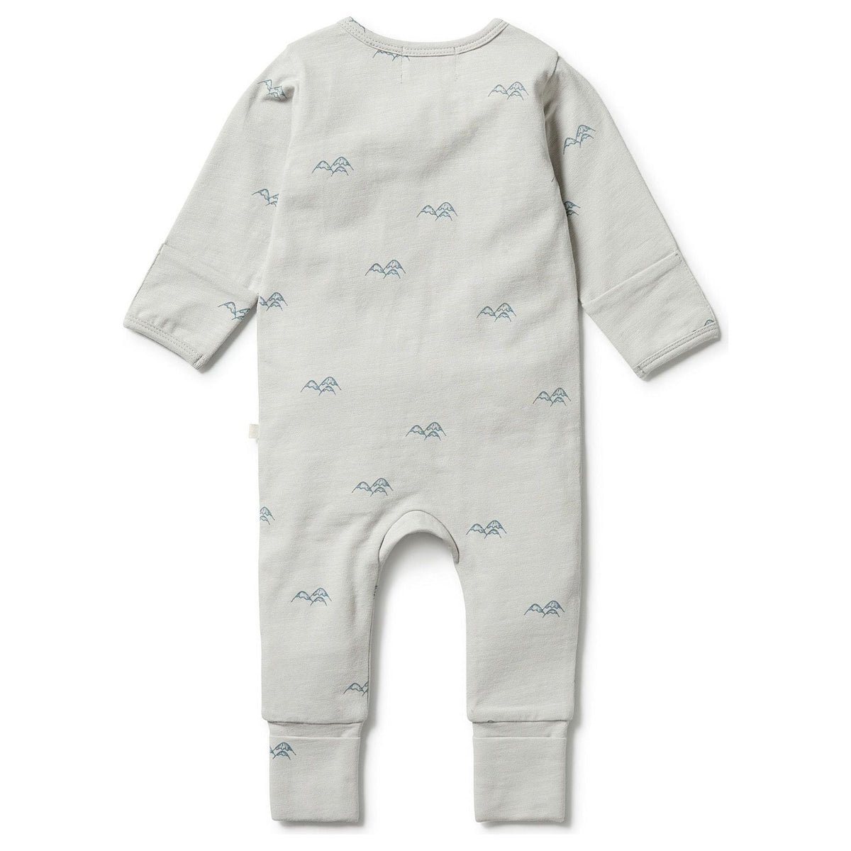 Mountain Top - Organic Zipsuit with Feet