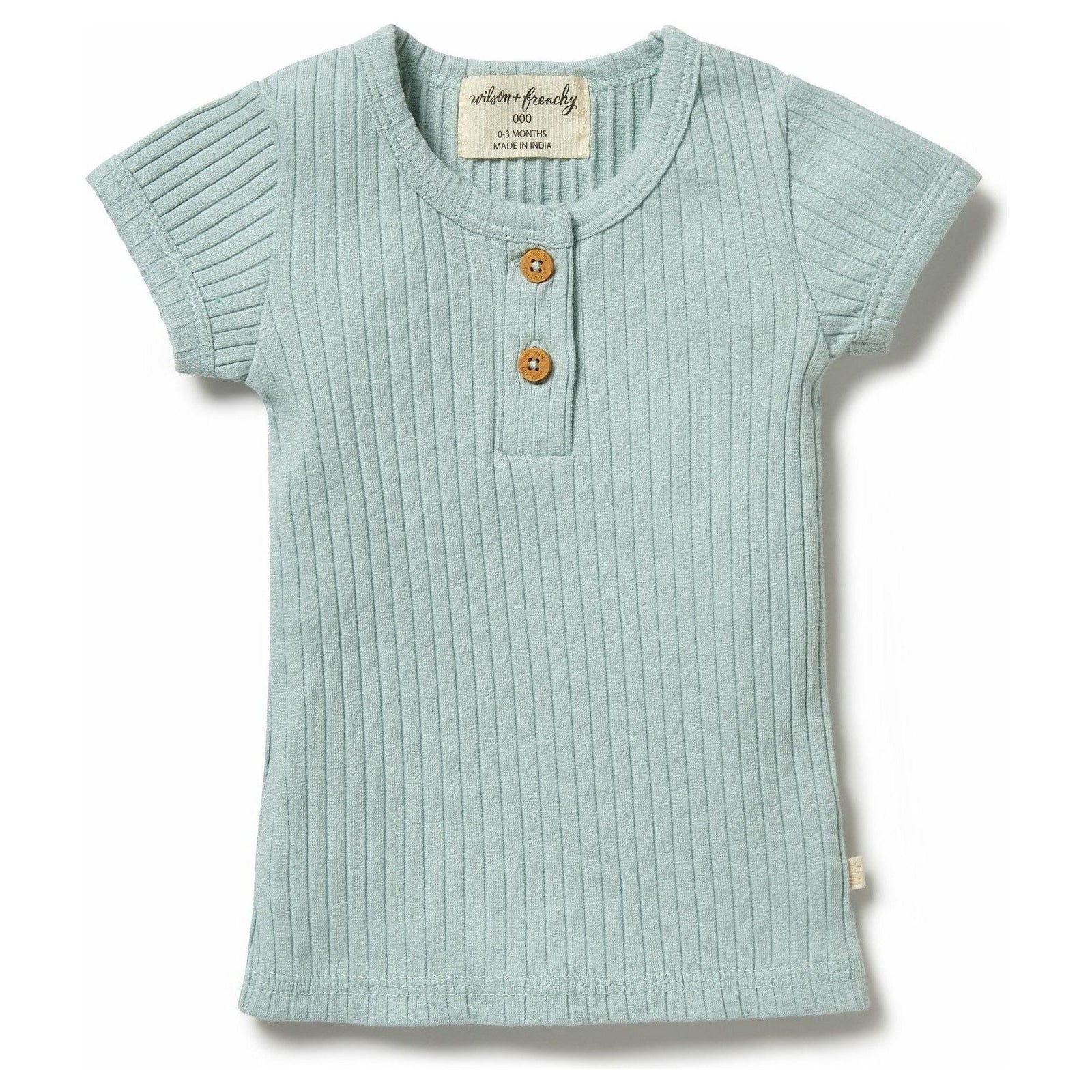 Organic Rib Top - Pistachio