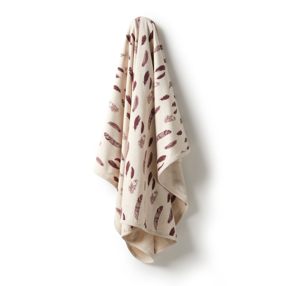 Organic Bunny Rug - Falling Feathers