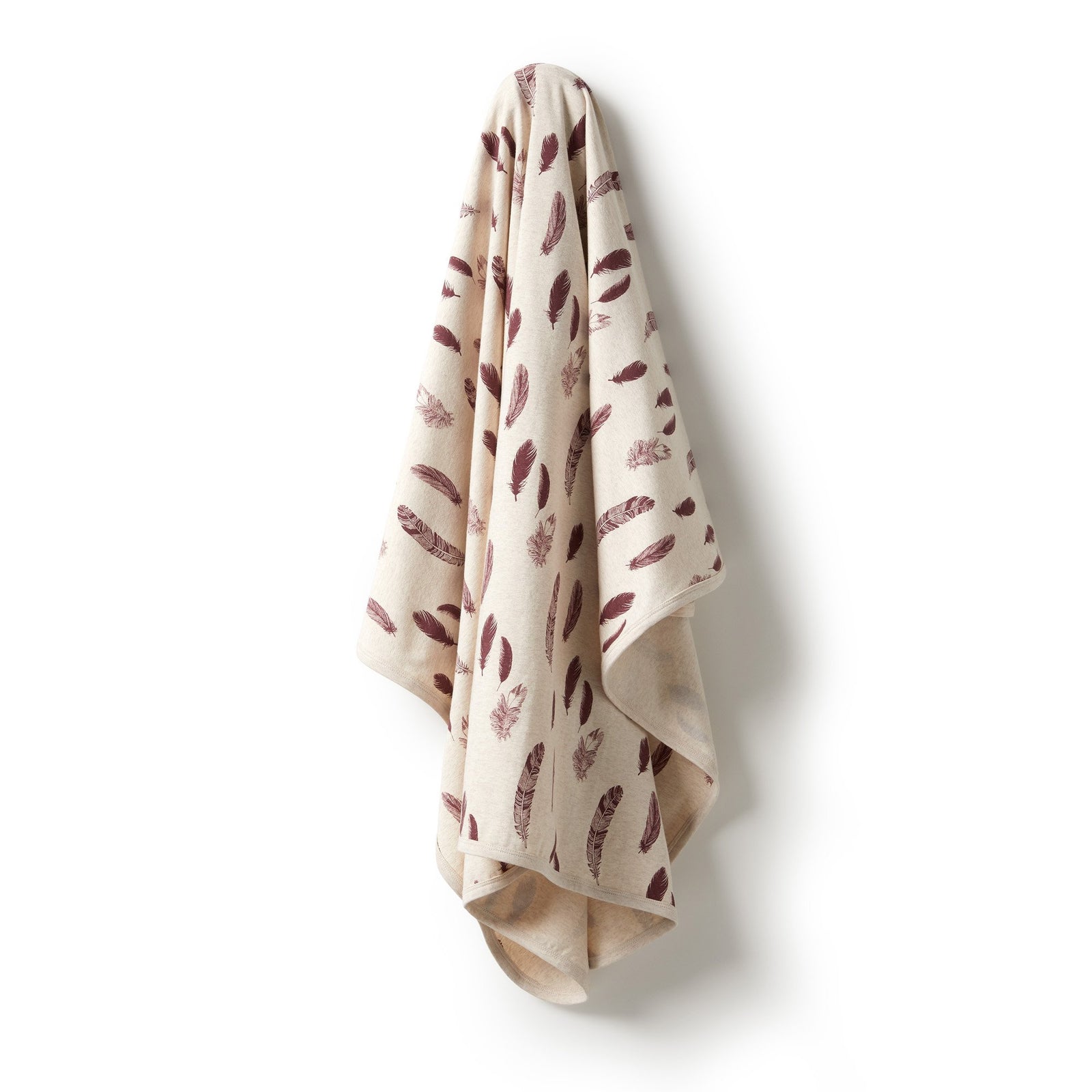 Organic Bunny Rug - Falling Feathers