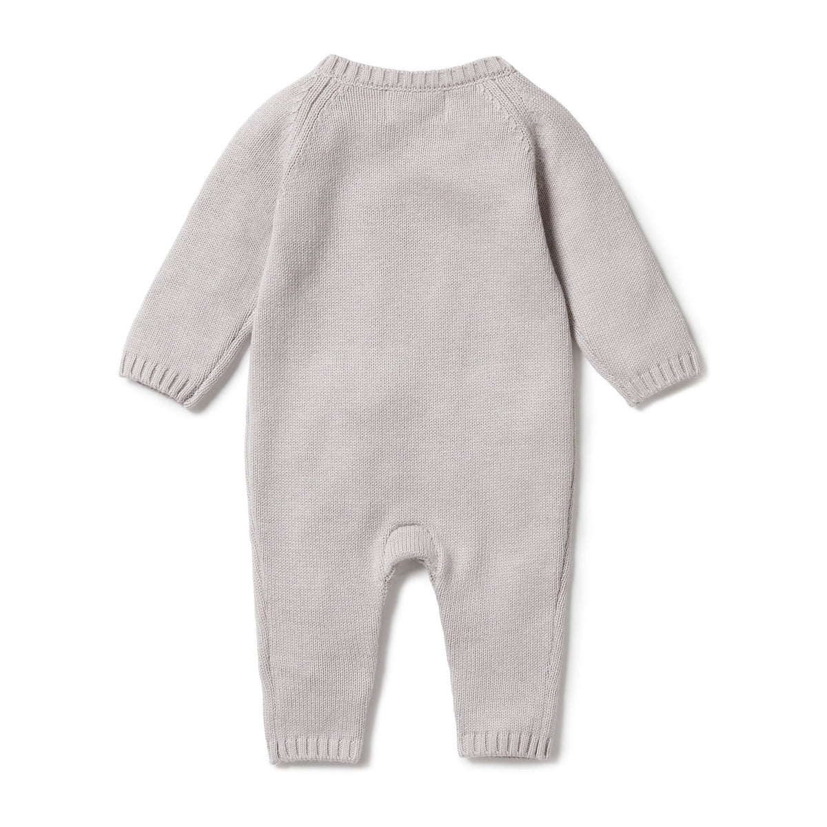 Knitted Cable Growsuit - Nimbus Cloud