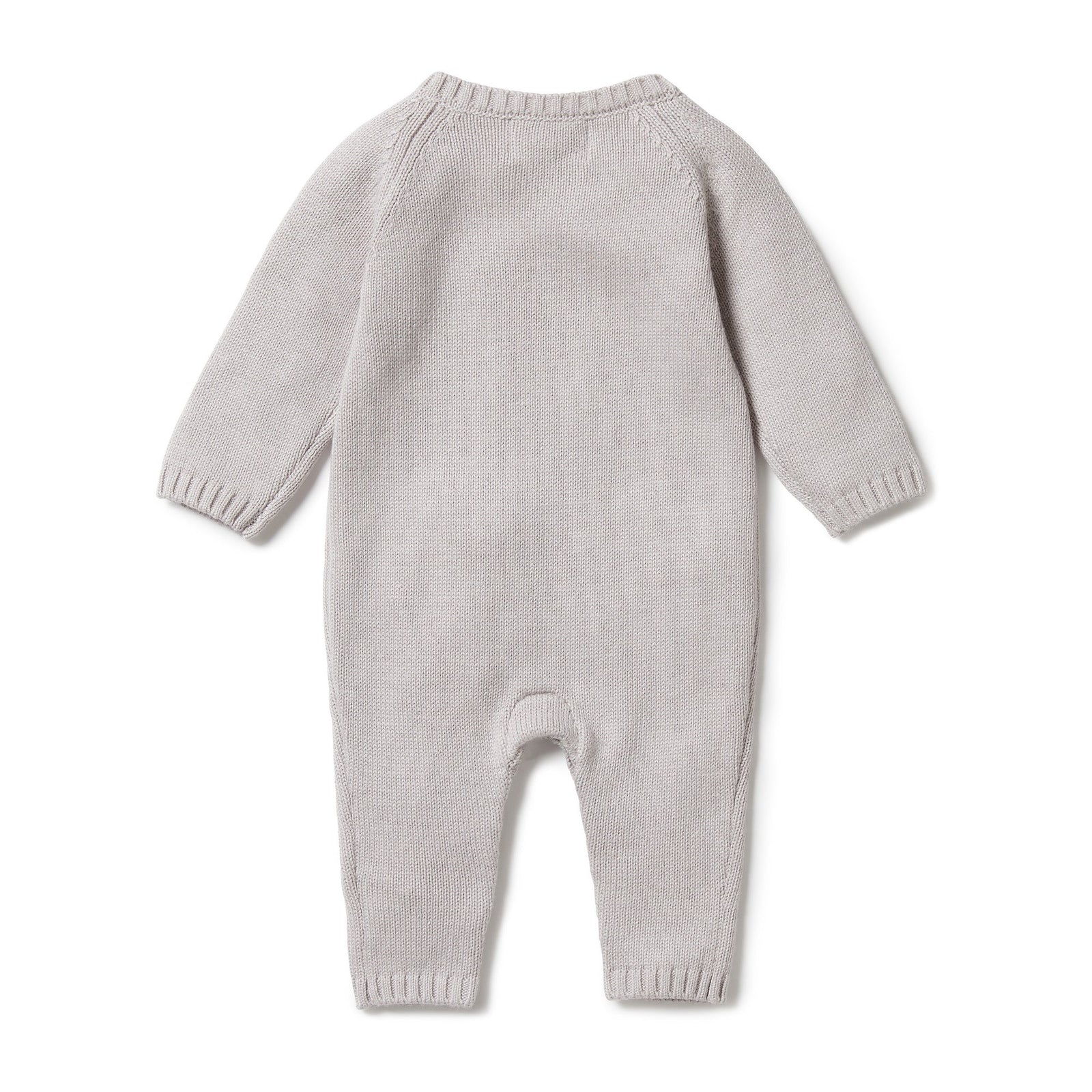 Knitted Cable Growsuit - Nimbus Cloud