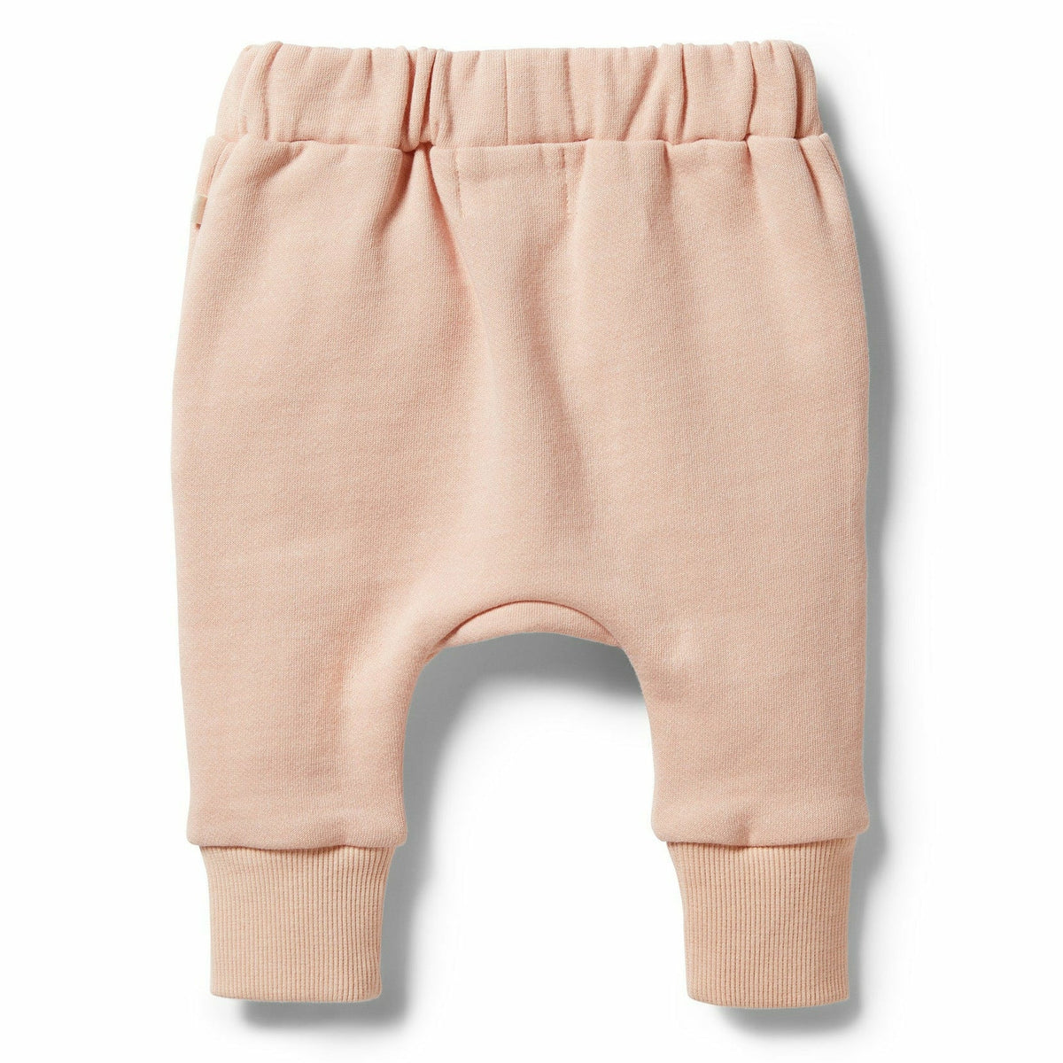 Organic French Terry Slouch Pant - Cameo Rose