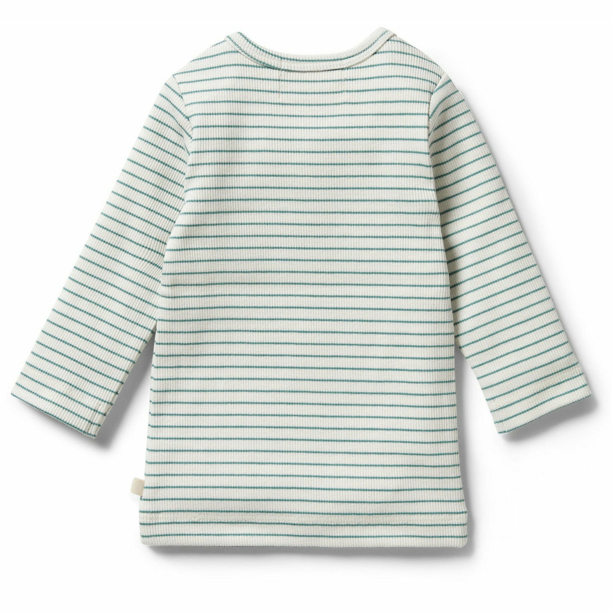 Organic Stripe Rib Top - Arctic