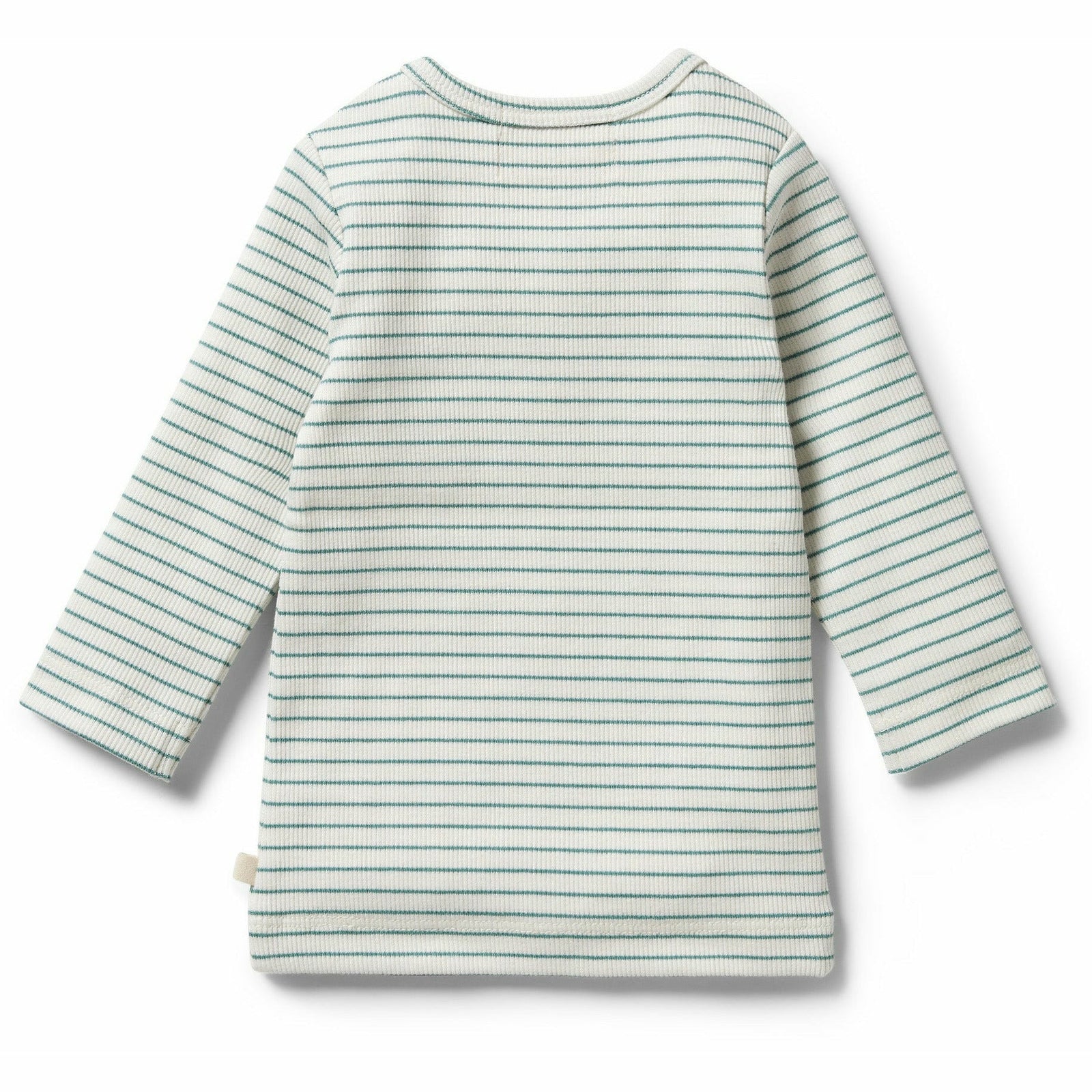 Organic Stripe Rib Top - Arctic