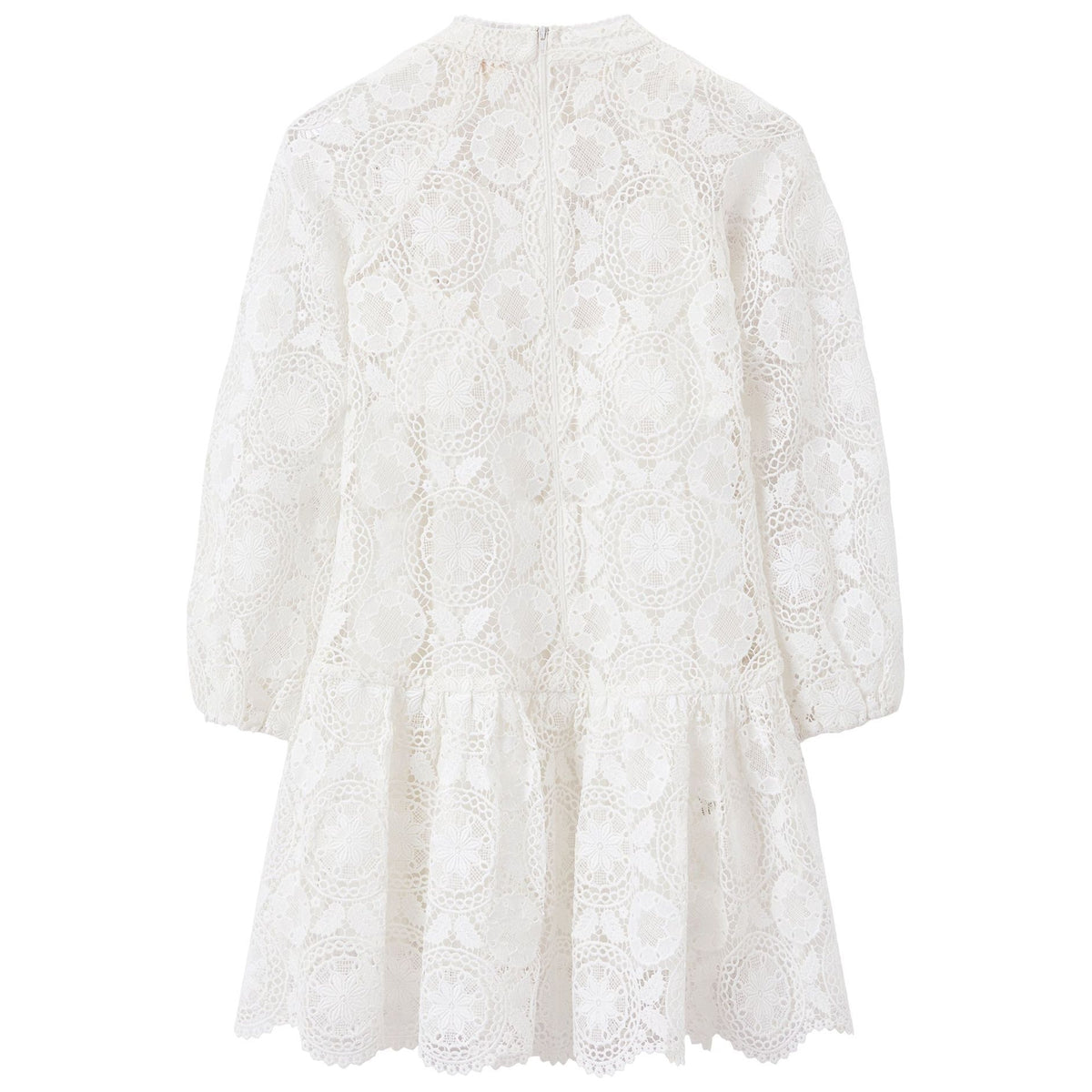 Angel Sleeve Dress - Ivory