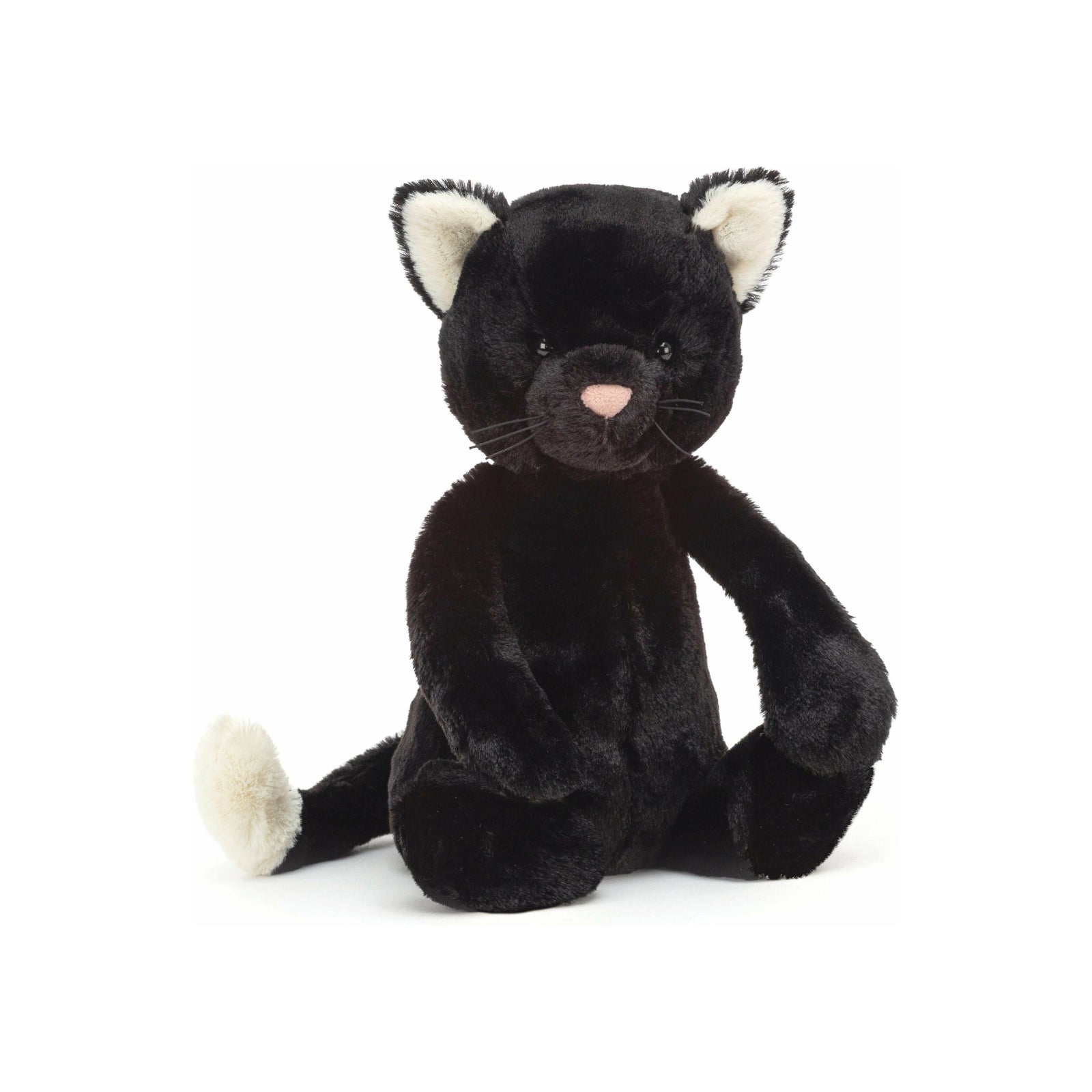 Bashful Black Kitten Medium