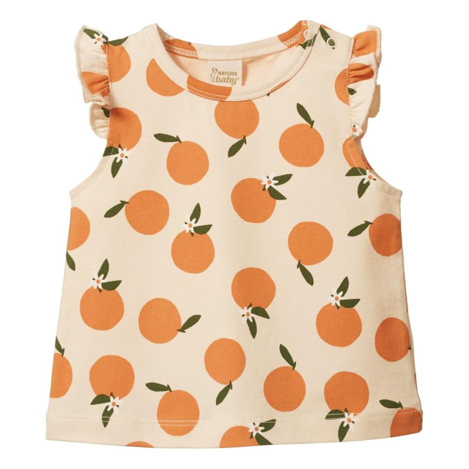 Fleur Tee - Grande Orange