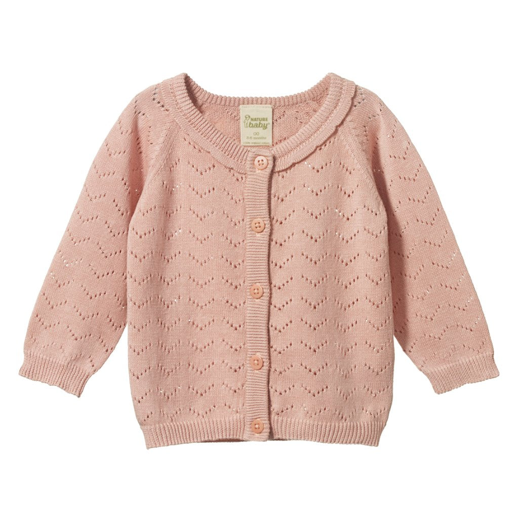 Piper Cardigan - Rose Bud