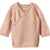 Merino Knit Kimono Jacket - Rose Dust