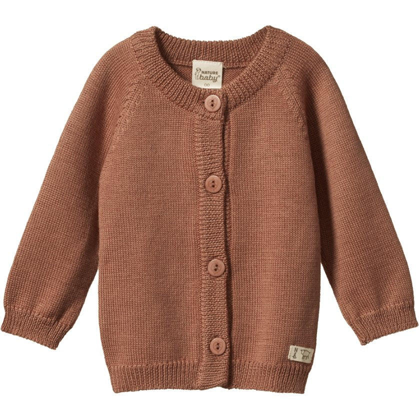 Merino Knit Cardigan - Hazelnut