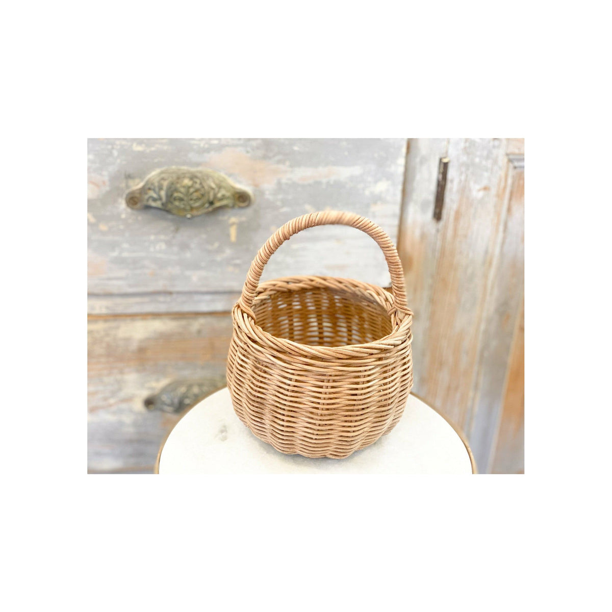 Rattan Big Berry Basket - Straw