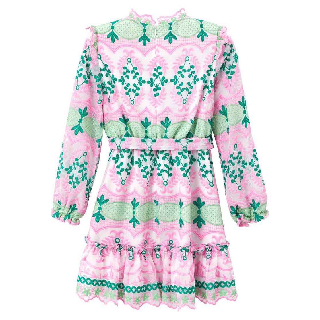 Delphine Embroidered Dress