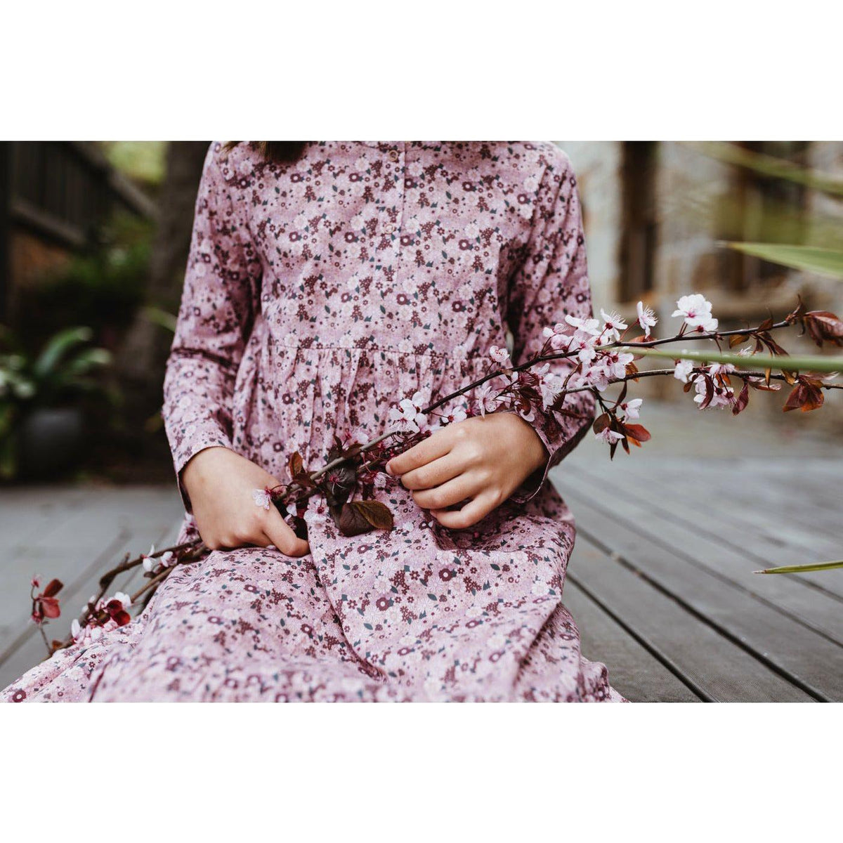 Kingston Dress - Rose Ditzy Floral