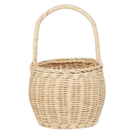 Rattan Big Berry Basket - Straw