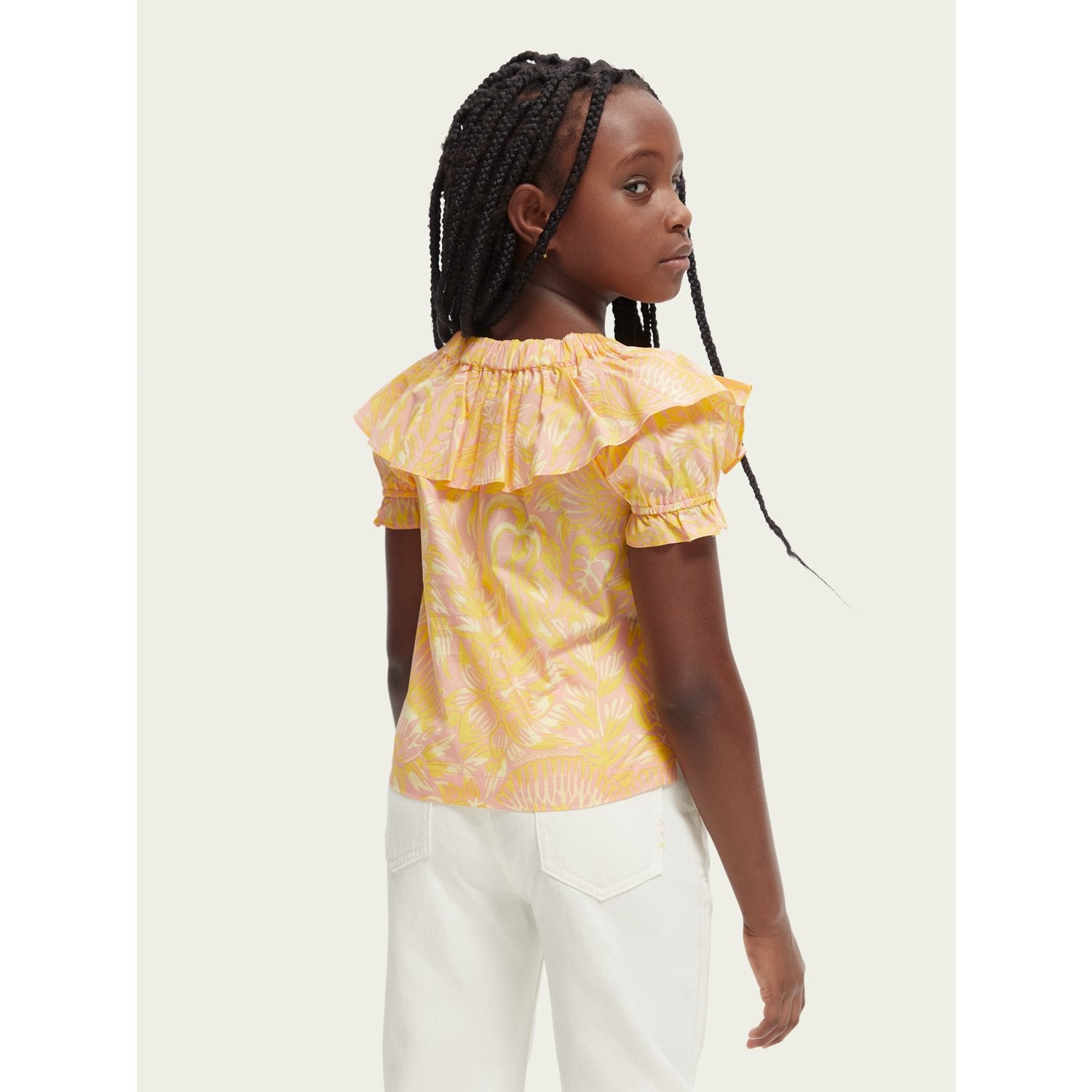 Printed Off-Shoulder Top