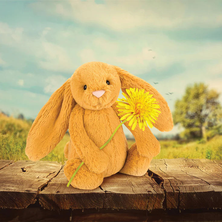 Jellycat Bashful Saffron Bunny Medium - Buckets and Spades