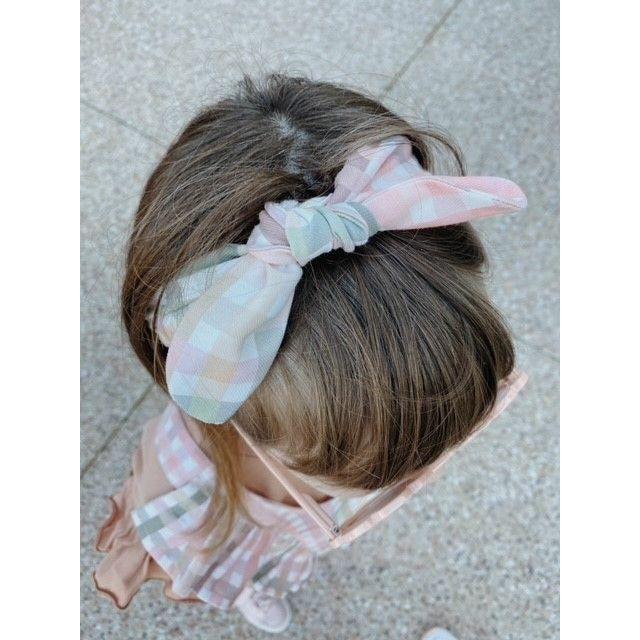 Rainbow Gingham Headband